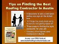 Austin Roofing Contractor: Roofing Austin, How to Get the Best