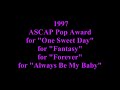 18 Number One HOT100 Singles Most weeks at number one 16 weeks Mariah Carey and Boyz II Men - 