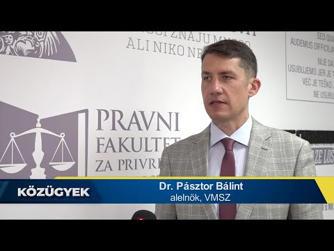 Interjú dr. Pásztor Bálinttal, a VMSZ alelnökével, a jogászösztöndíjról-cover