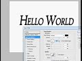 Hello World photoshop basic Hello World photoshop basic