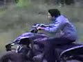 Yamaha YFZ350 en accion