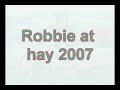 robbie at hay