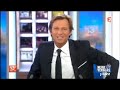 apr�s le reportage a l'est de la france sur les le point sur les intemp�ries de neige, laurent delahousse craque.