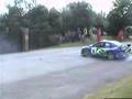 Subaru Impreza WRX Rally Car Doing Donuts Subaru Impreza WRX Rally Car Doing Donuts