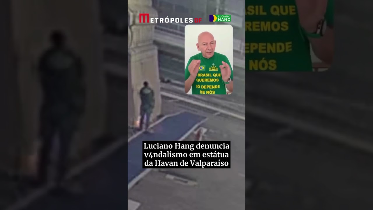 Luciano Hang denuncia vandalismo em estátua da Havan de Valparaíso