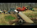 Farmer crushed under tractor\