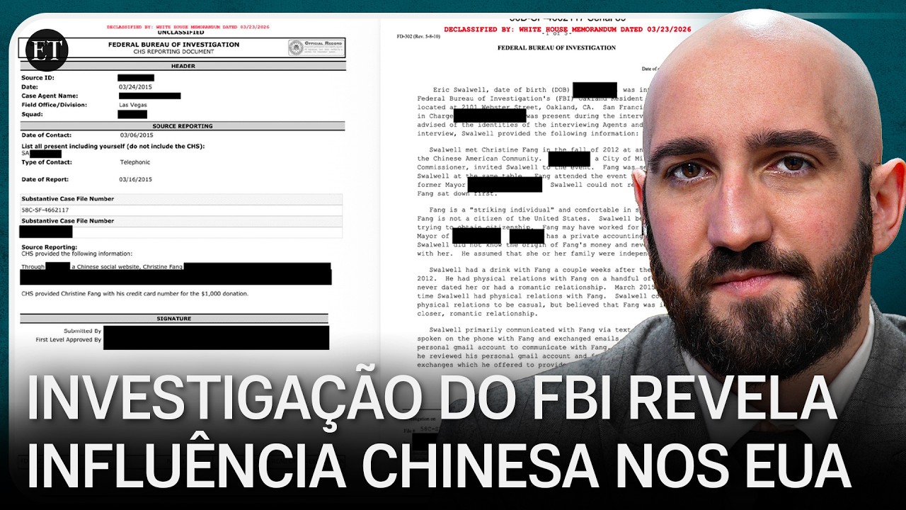 FBI revela documentos sobre espionagem e esquema de influência política da China nos EUA