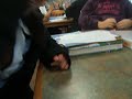 Lorraine Snorts eraser Shavings