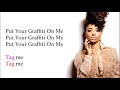 Kat Graham – Put Your Graffiti On Me Lyrics Video