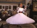whirling dervishes performing at the umayyad palace restaurant in damascus, syria, 2001 (plus a titillating dinner buffet!)