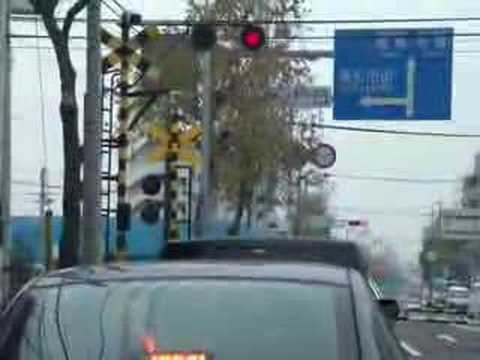 Railroad crossing in Japan - Ｋｏｔｏｄｅｎｎ kotohira-line 琴電