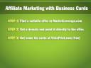 Affiliate Marketing With Business Cards