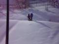 Stupid fall while sledding