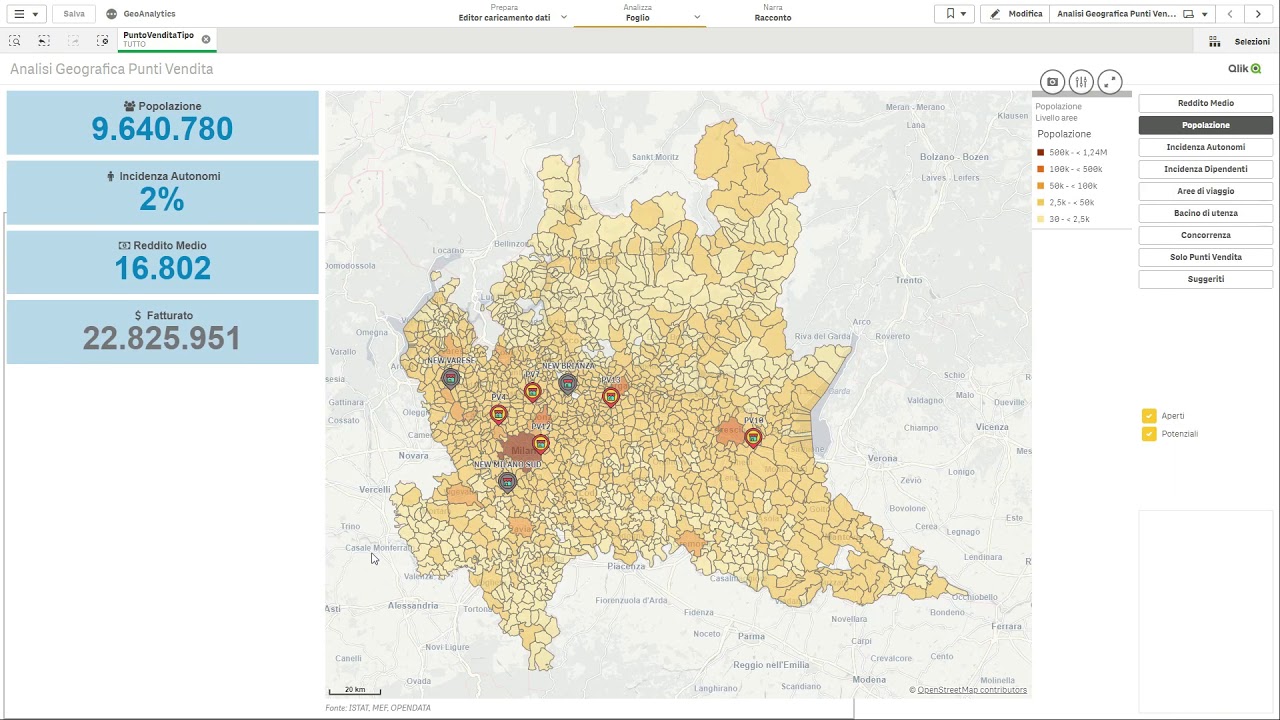 Qlik GeoAnalytics