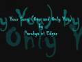 your song (one and only you)