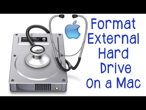 how to format external hard drive mac