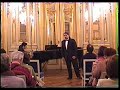Diogo Oliveira singing Oh! Du mein holder Abendstern