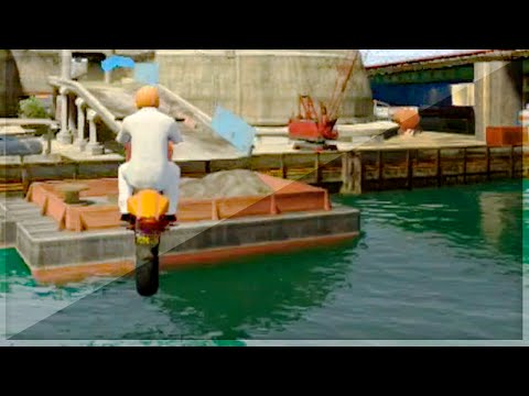 Funny Bike Stunts Over Water (GTA 5 Funny Moments)