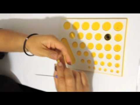 filigrana - Tutorial de la elaboración de una mariposa a base de la tecnica quilling (filigrana en papel) www.ysha.com.mx.