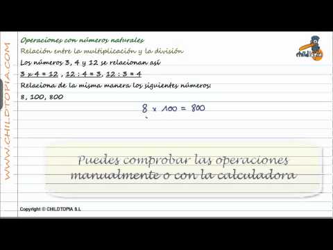 Vídeos Educativos.,Vídeos:Relación multiplicar / dividir 5