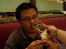 Vegas Trip 2008 (2) - Raoul eating crabs