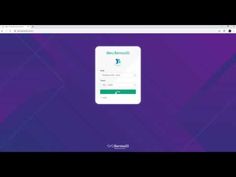 Tutorial de acesso - Meu Bernoulli