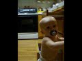 HUNTER WALKING, 13 MOS 1 DAY OLD!