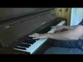 Me playing Sebastien Tellier -  La Ritournelle on piano