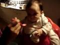 Sofia eating oatmeal 2