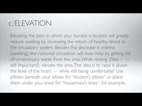 how to cure bursitis