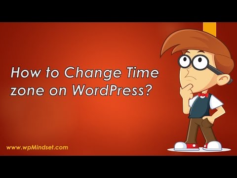 how to change time zone on wordpress