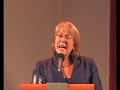 Discurso triunfal de Bachelet. Discurso triunfal de Bachelet.