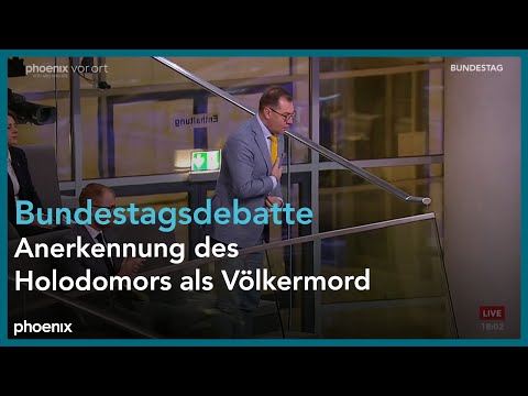 Debatte im Deutschen Bundestag zur Anerkennung des Holodomors in der Ukraine als Völkermord am 30.11.22