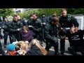 İşgal Et eylemcileri Frankfurt'u kilitledi