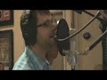 brandon heath in the studio with producer ed cash recording his version of patty griffin's 