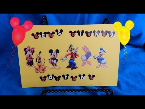 how to make your own disney autograph book