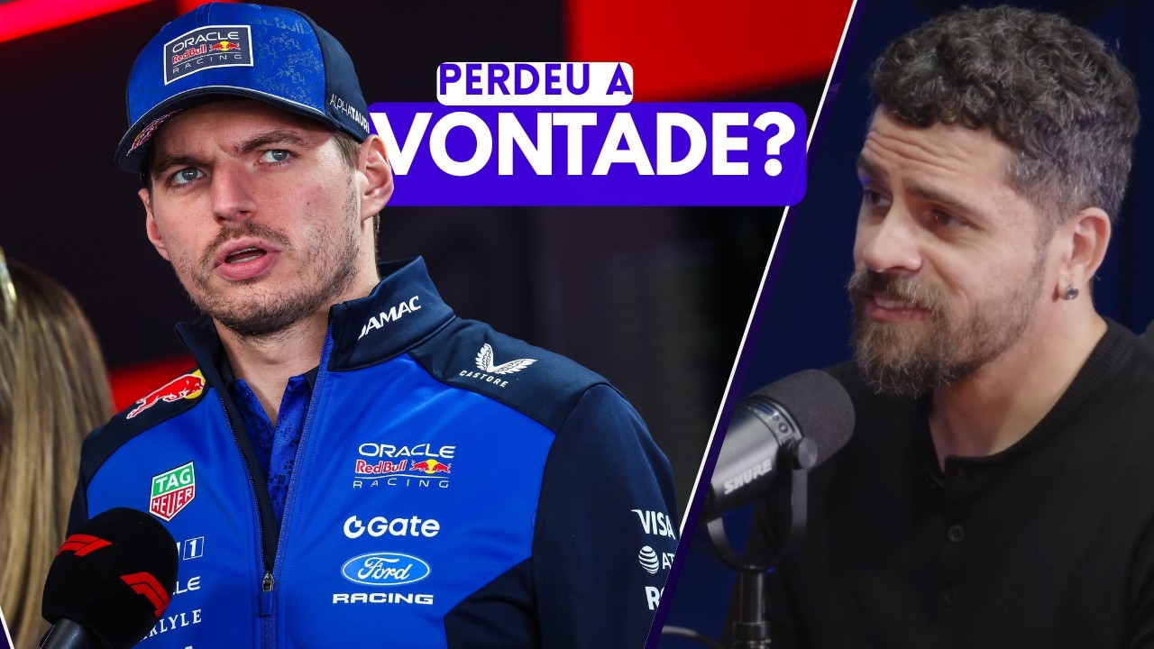 O CARRO VIROU UM VIDEOGAME...E VERSTAPPEN ESTÁ INFELIZ