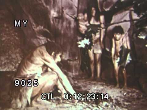 Stock Footage - Caveman Anthropology - Tools, Painting, Hunting