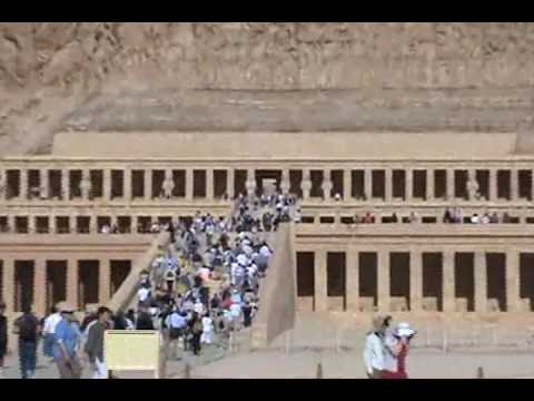 Temple of Queen Hatshepsut on the West Bank of the Nile in Luxor (Ancient City of Thebes)