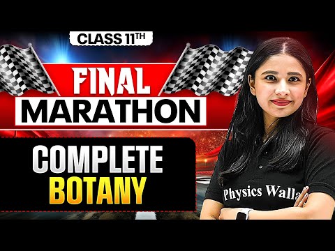 Complete Class 11th BOTANY in One Shot! 🔥 ALL Chapters Covered! FINAL EXAM MARATHON ⚡