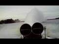 jet boat run looking backwards.