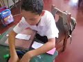 video of a third grade class in tibas, costa rica.  the students don't have textbooks so the teacher draws images on the board each day from her textbook.  the class is half-empty because a dozen students were pulled from class for 15 minutes to go pay for their lunch before their lunch period started (next period).

for more information about my bicycle ride around the world:  www.teacherontwowheels.com