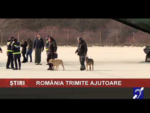 România trimite ajutoare Turciei
