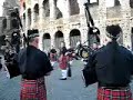 Vancover Police Pipe Band in Rome Vancover Police Pipe Band in Rome