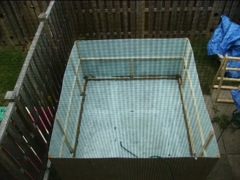 Build Your Own Cardboard Swimming Pool DIY Howto