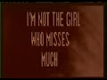 I'm not the girl who misses much ( pipilotti rist )