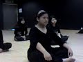 Under the watchful eyes of Mdm. Mek Nab, the students of UiTM's Performing Arts School rehearse the traditional Kelantanese dance, Makyong. This one is called 'Mengadap Rebab' (facing the lute).