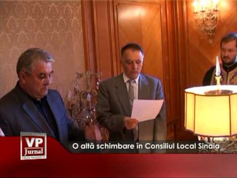 O altă schimbare în Consiliul Local Sinaia