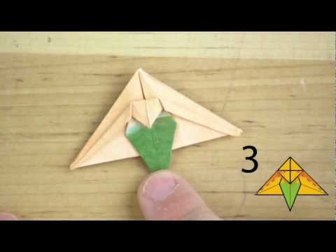 how to make an origami snapdragon