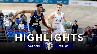 Highlights of the match — VTB United league: «Astana» vs «Minsk»